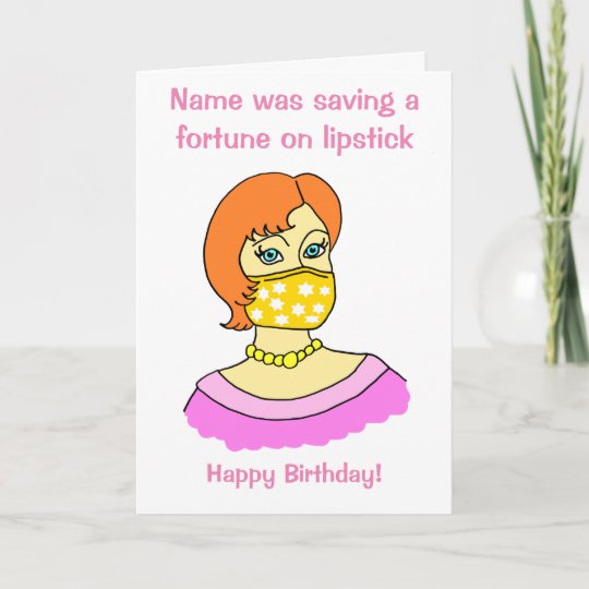 Carte Anniversaire De La Femme De Caricature Face Au Bat Zazzle Be