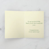 Carte Anniversaire de la femme personnalisable (Intérieur)