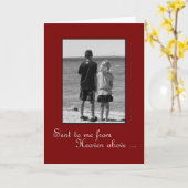 Carte Anniversaire de la femme - Véritable Amour (Fleur jaune)