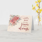 Carte Anniversaire de la Fiancée du nom et de la relatio (Fleur jaune)