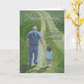 Carte Anniversaire - De la fille (Fleur jaune)