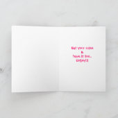 Carte Anniversaire de la fille (Intérieur)