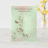 Carte Anniversaire de la fille Lily de la vallée (Fleur jaune)