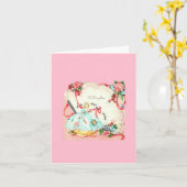 Carte Anniversaire de la fille vintage (Fleur jaune)
