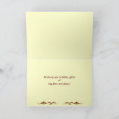 Carte Anniversaire de la forêt de hêtres (Intérieur)