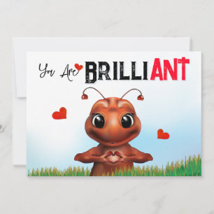 Carte Anniversaire de la Fourmi Pun