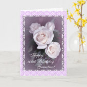 Carte Anniversaire de la grand-maman le 100th fleurit (Fleur jaune)