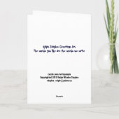 Carte Anniversaire de la grande soeur (Dos)