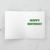 Carte Anniversaire de la grenouille (Intérieur)