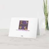Carte Anniversaire de la grenouille dorée (Dos)