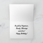 Carte Anniversaire de la libellule (Intérieur)