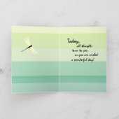 Carte Anniversaire de la libellule (Intérieur)