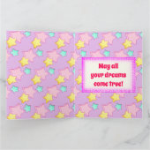 Carte Anniversaire de la licorne (Intérieur)