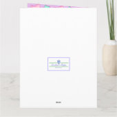 Carte Anniversaire de la licorne (Dos)