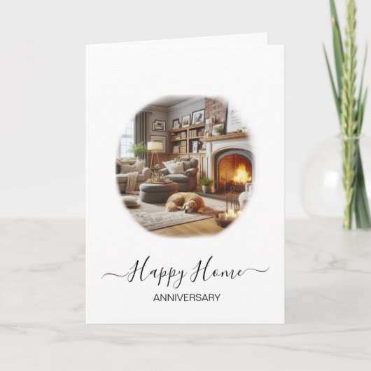 Carte Anniversaire de la maison immobilière CarteCosy Lo (Devant)