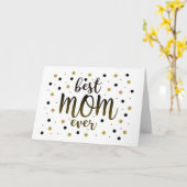 Carte Anniversaire de la meilleure maman (Fleur jaune)
