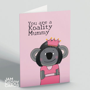 Carte Anniversaire de la meilleure maman Koala
