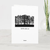 Carte Anniversaire de la nature amoureuse (Dos)