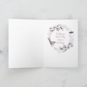 Carte Anniversaire de la Nièce Oiseau et Papillons (Intérieur)