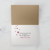 Carte Anniversaire de la paire d'arachides (Intérieur)