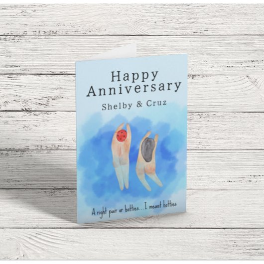 Carte Anniversaire de la paire parfaite