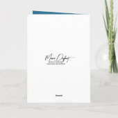 Carte Anniversaire de la Pawprint de berger australien (Dos)