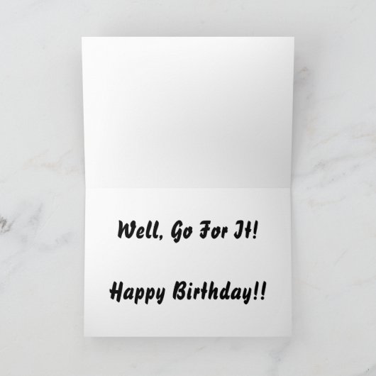 Carte Anniversaire de la pêche (Intérieur)