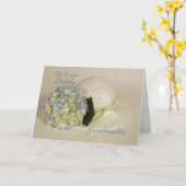 Carte Anniversaire de la petite fille (Fleur jaune)