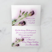 Carte Anniversaire de la petite-fille 2- Personnaliser c (Intérieur)