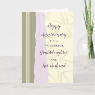 Carte Anniversaire de la petite-fille moderne et de son 