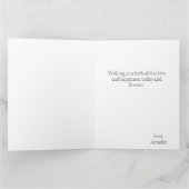 Carte Anniversaire de la photo florale Chic Sakura Pink (Intérieur)