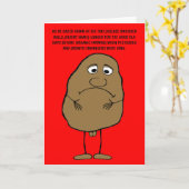 Carte Anniversaire de la plaisanterie (Fleur jaune)