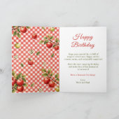 Carte Anniversaire de la pommeraie (Intérieur)