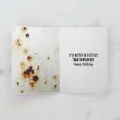 Carte Anniversaire de la pompe à essence Retro (Intérieur)