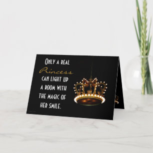 Carte Anniversaire de la princesse Crown
