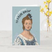 Carte Anniversaire de la Reine Charlotte (Fleur jaune)