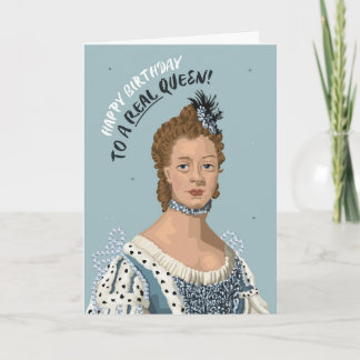 Carte Anniversaire de la Reine Charlotte