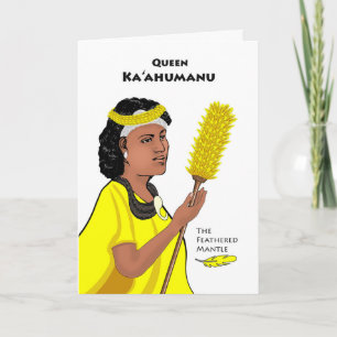 Carte Anniversaire de la reine Ka'ahumanu, 17 mars, plum
