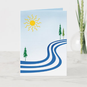 Carte Anniversaire de la rivière Lazy