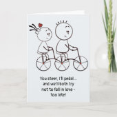 Carte anniversaire de la Saint-Valentin pliée dood (Devant)