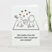 Carte anniversaire de la Saint-Valentin pliée dood