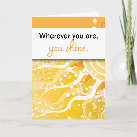 Carte Anniversaire de la sobriété (Devant)