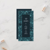 Carte Anniversaire de la sobriété Longue durée pour rest (Devant/Arrière en situation)