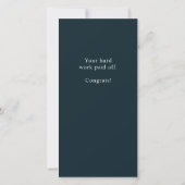 Carte Anniversaire de la sobriété Longue durée pour rest (Dos)