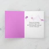 Carte Anniversaire de la soeur Teddy Bear (Intérieur)