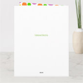 Carte Anniversaire de la tante la plus douce du monde (Dos)