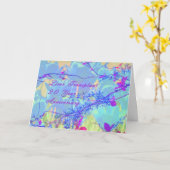 Carte Anniversaire de la transplantation du foie, 20 ans (Fleur jaune)