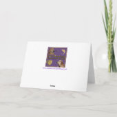 Carte Anniversaire de la vermine d'or (Dos)