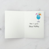 Carte Anniversaire de la vieille dame Humour (Intérieur)