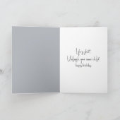 Carte Anniversaire De La Vieille Dame Sur La Grille Hops (Intérieur)